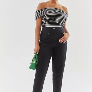 Maeve by Anthropologie Black High Rise Ankle Pants Women’s Size 12